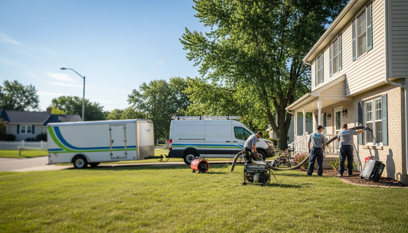 Flooded Basement Restoration And Cleanup With Repair in Kanopolis, KS near me